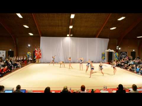 Kvinnuunglingar Svalan - DM í estetiskum fimleiki 2015