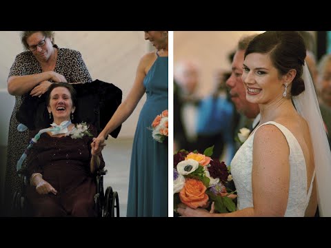 Mother with ALS Cries Joyfully at Her Daughter's Wedding | Sarah & Matt