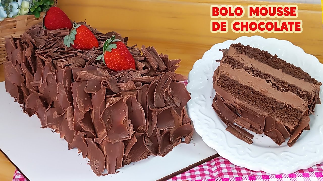 CHOCOCOLATE MOUSSE CAKE - EASY TO MAKE!