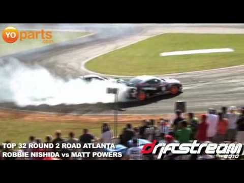 Formula Drift Round 2 Top 32 Robbie Nishida (R35 GTR)  vs. Matt Powers