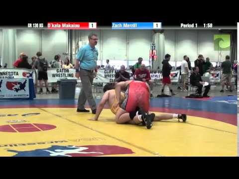 Greco GR 130 KG - O`kala Makaiau vs. Zach Merrill