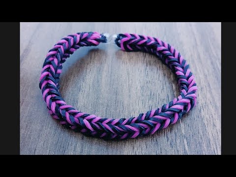 Basit lastik bileklik yapımı #lastikbileklik