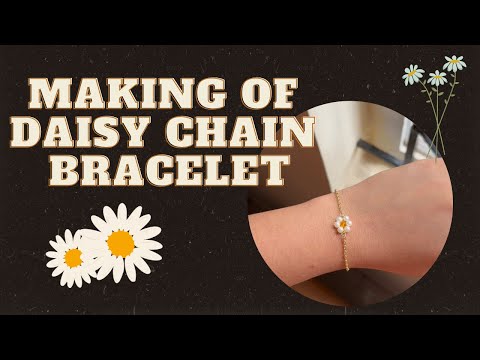 How to make daisy chain bracelet | VARSHITHA GUDIBANDI