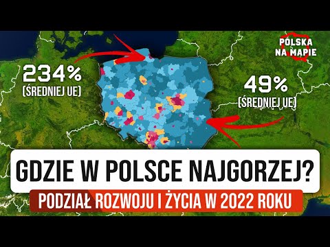 Polska NA MAPIE - Gdzie jest TERAZ NAJLEPIEJ, a gdzie NAJGORZEJ