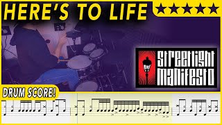 Here&#39;s to Life - Streetlight Manifesto | DRUM SCORE Sheet Music Play-Along | DRUMSCRIBE