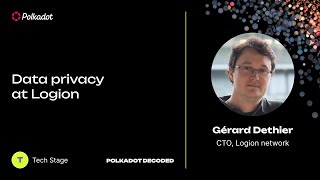 Data privacy at Logion | Polkadot Decoded 2023<br/>July 10, 2023 (00:20:45) Data privacy at Logion | Polkadot Decoded 2023<br/>July 10, 2023 (00:20:45)