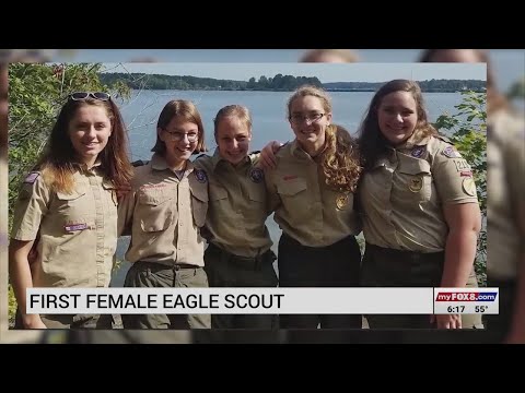 Local girls become some of the first female Eagle Scouts