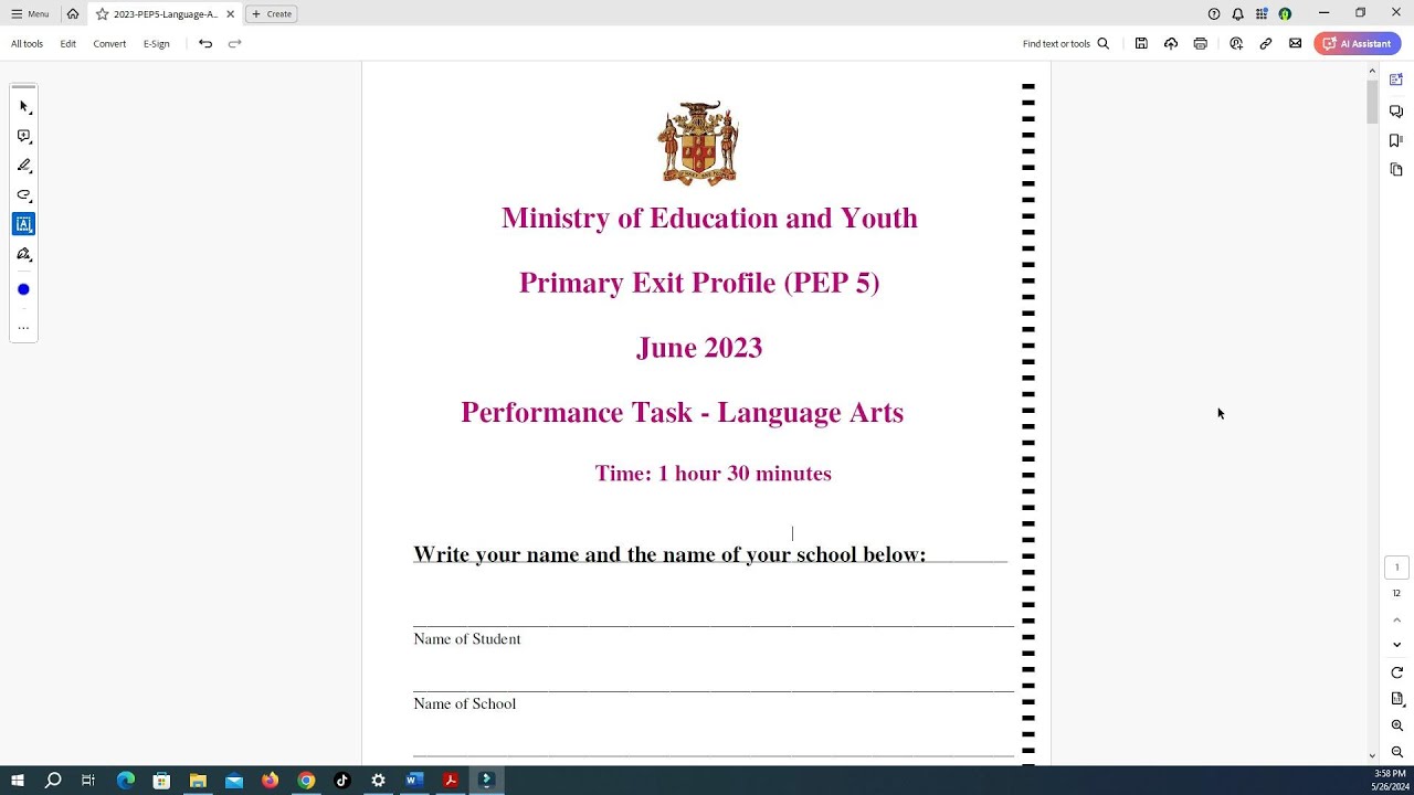 Language Arts Performance Task 5 2024 Practice - Mastering the Essential Skills