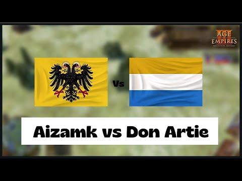Age of Empires 3- Germany Vs Dutch | Aizamk Vs Don Artie | Aoe3 DE | Definitive Edition | UHD