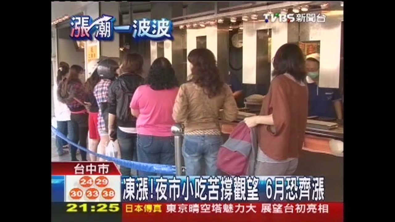 凍漲！夜市小吃苦撐觀望　6月恐齊漲