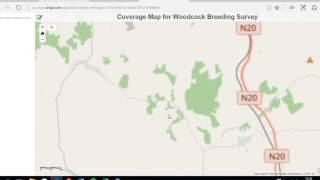 Recording Woodcock Coverage Map