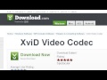 How To Use Xvid Codec