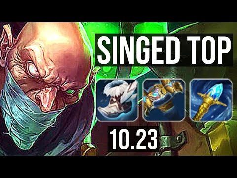 SINGED vs MORDEKAISER (TOP) | Quadra, Legendary, 1.4M mastery, 700+ games | BR Diamond | v10.23
