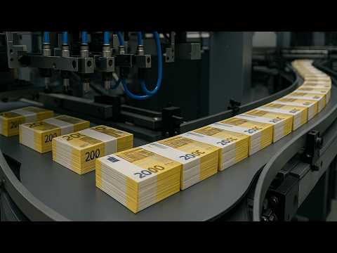 How Money is Made | Amazing New Euro Banknote Production Process | Making of the New 100-200 Europa