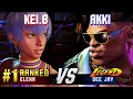 SF6 KEI B 1 Ranked Elena Vs AKKI Dee Jay High Level Gameplay
