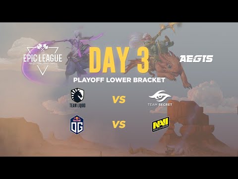 Team Secret vs Team Liquid (BO3) - Epic League Lower Bracket w/ Dojo
