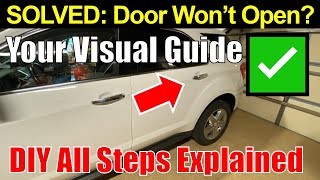 ✅ SOLVED: Car Door Won't Open From Inside or Outside! Replace Door Lock Actuator