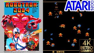 Robotron 2084 Atari 5200 4k Gameplay