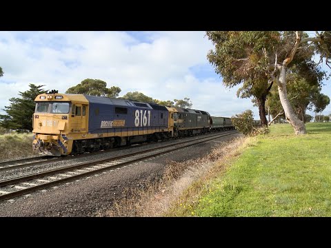 4CM6 / 7734V Pacific National Grain Train & Loco Run-Around (5/8/2021) - PoathTV Australian Railways