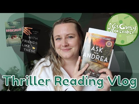 reading 3 recent THRILLER RELEASES || netgalley november reading vlog