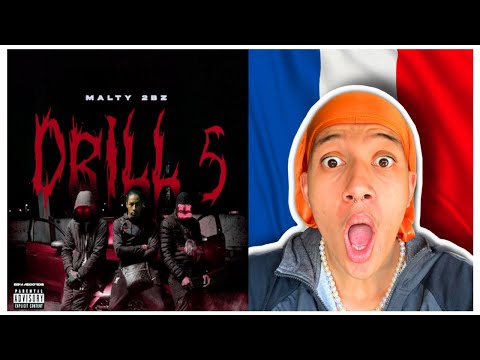 🇫🇷*MALTY 2BZ* - FREESTYLE DRILL #5, CLIP OFFICIEL /FRENCH DRILL🇫🇷 (REACTION)