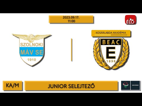 U18 🏀 Szolnoki MÁV SE - BEAC-Újbuda KA/M