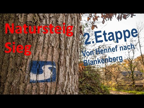 Natursteig Sieg - 2. Etappe - Hennef bis Blankenberg wandern