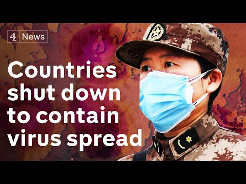 World races to contain pandemic spread with travel restrictions - amid stock market meltdown