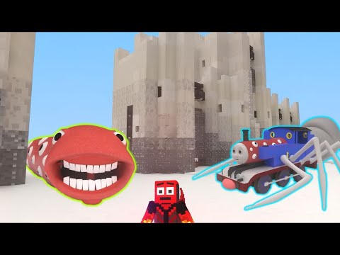 Cursed Thomas The Train Eater VS Bus Eater | Minecraft MEME Animation