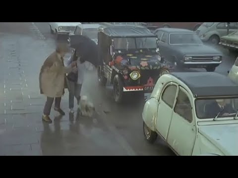 Trafic (Tráfico/Hulot al volante, Jacques Tati, 1971) #jacquestati #hulot #monsieurhulot