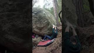 Video thumbnail: Aresta canaló, 6a+. Can Bruguera