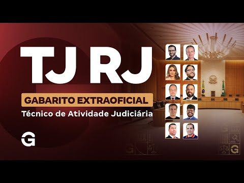 Concurso TJ RJ | Gabarito Extraoficial: Técnico de Atividade Judiciária