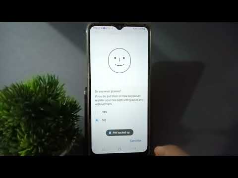 samsung galaxy A10 set face lock