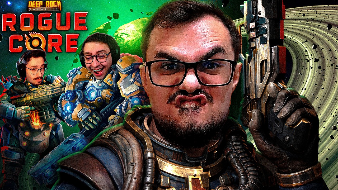MINEIRANDO PARA SOBREVIVER COM OS AMIGOS - Deep Rock Galactic: Rogue Core