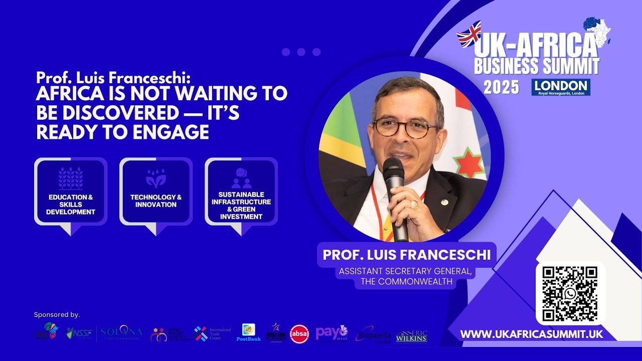 Prof  Luis Franceschi UKAfrica Summit helps