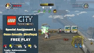Lego City Undercover: Special Assignment 1 Some Assaults (Rooftops) FREE PLAY - HTG