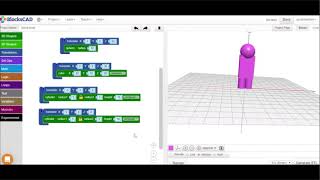 Build a 3D Robot w/ BlocksCAD