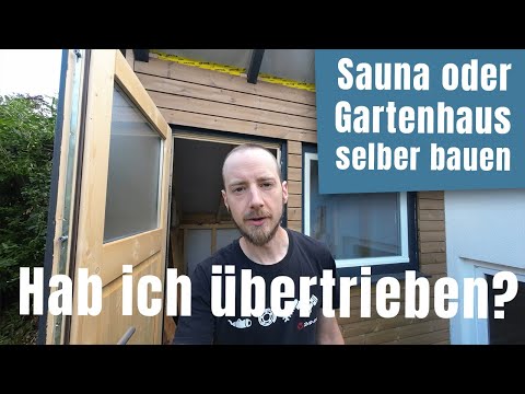 DIY Sauna oder Gartenhütte selber bauen - Holzständerbauweise