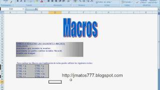 Macros en excel 2018 avanzado- nivel basico parte I