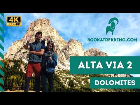 ALTA VIA 2: 7 Days in The Dolomites in 2 Minutes 4K