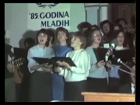 Haleluja tvoj sin sam ja - Choir in the EPC Church Osijek 1985