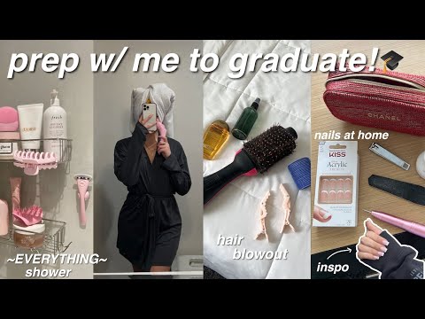 PREP WITH ME FOR GRADUATION | mini glow up, favorite body care products, & more! *Towson University*