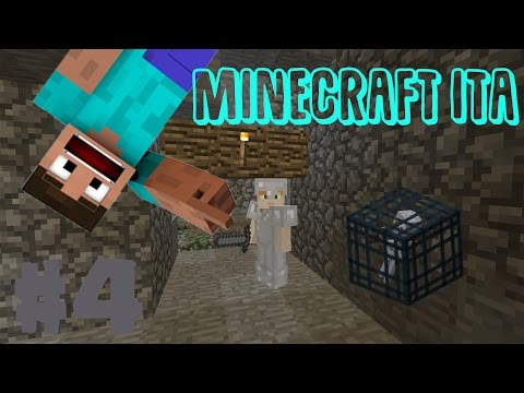 MINECRAFT ITA -E4- SPAWNER DI SCHELETRI = FARM DI SCHELETRI