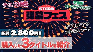 テクノと視覚的暴力。ポップな探索型シューティング。テニスで敵を討つ。【Steam 弾幕フェス】