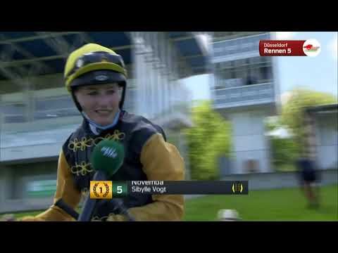 20210530 Duesseldorf Rennen 05 Interview Siegjockey S Vogt