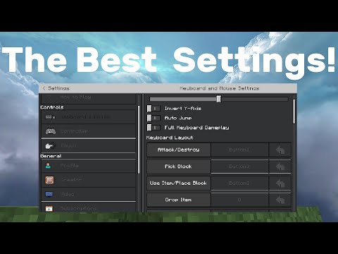 The BEST settings for PVP... Minecraft Bedrock FFA cubecraft!