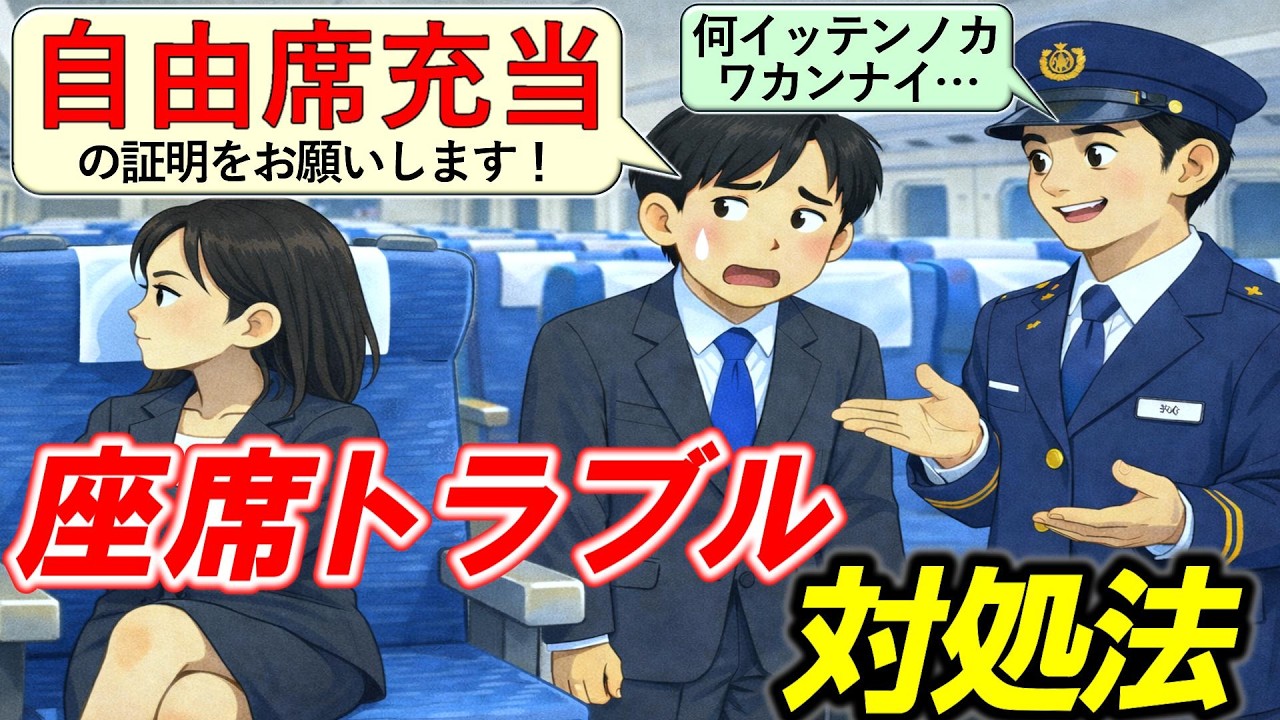 【新幹線の座席トラブル】＊〝自由席充当〟とは？＊ネット・SNSの情報は間違っている＊