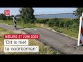 Fietspaden beschadigd door hitte en twee schuren in de as gelegd | Dit is Flevoland