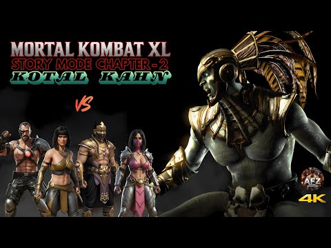 Sun God vs. The Rebellion: Kotal Kahn DESTROYS Kano, Mileena, Tanya & Rain (4K)