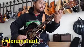 Video thumbnail for KARNA SU SAYANG COVER DENNYSTUNT | REVIEW PAKE IBANEZ AEF 18 E DVS ORIGINAL by dennystunt